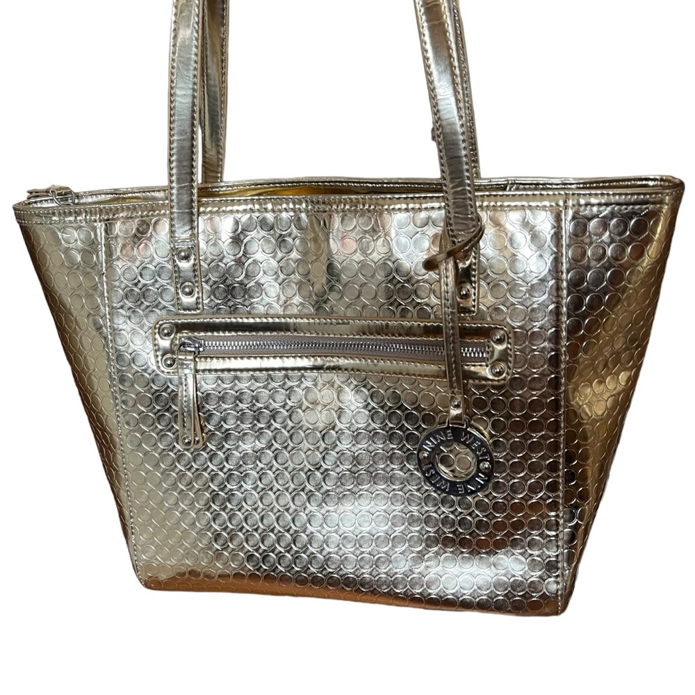 Nine West Gold Magic Mirror Tote